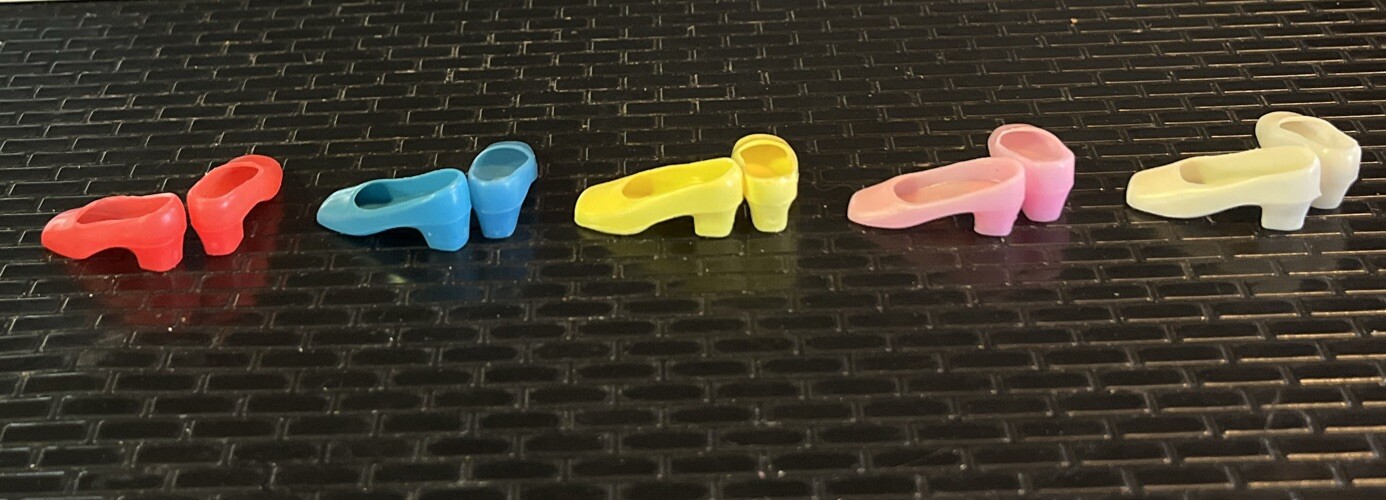 Vintage Barbie Francie Doll Shoes Multicolor SQUARE Toe SHOES Lot Korea eBay