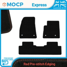 Express with Red Pre-Stitch Trim Car Mats to fit MG Motor UK MG5 300mm Driver...