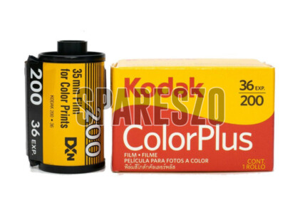 2 Pcs Pack Kodak ColorPlus Color Plus 200 35mm 135-36 Negative