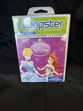 LeapFrog Disney Princess Game Learning Cartridge Expanded Play For Leapster Used