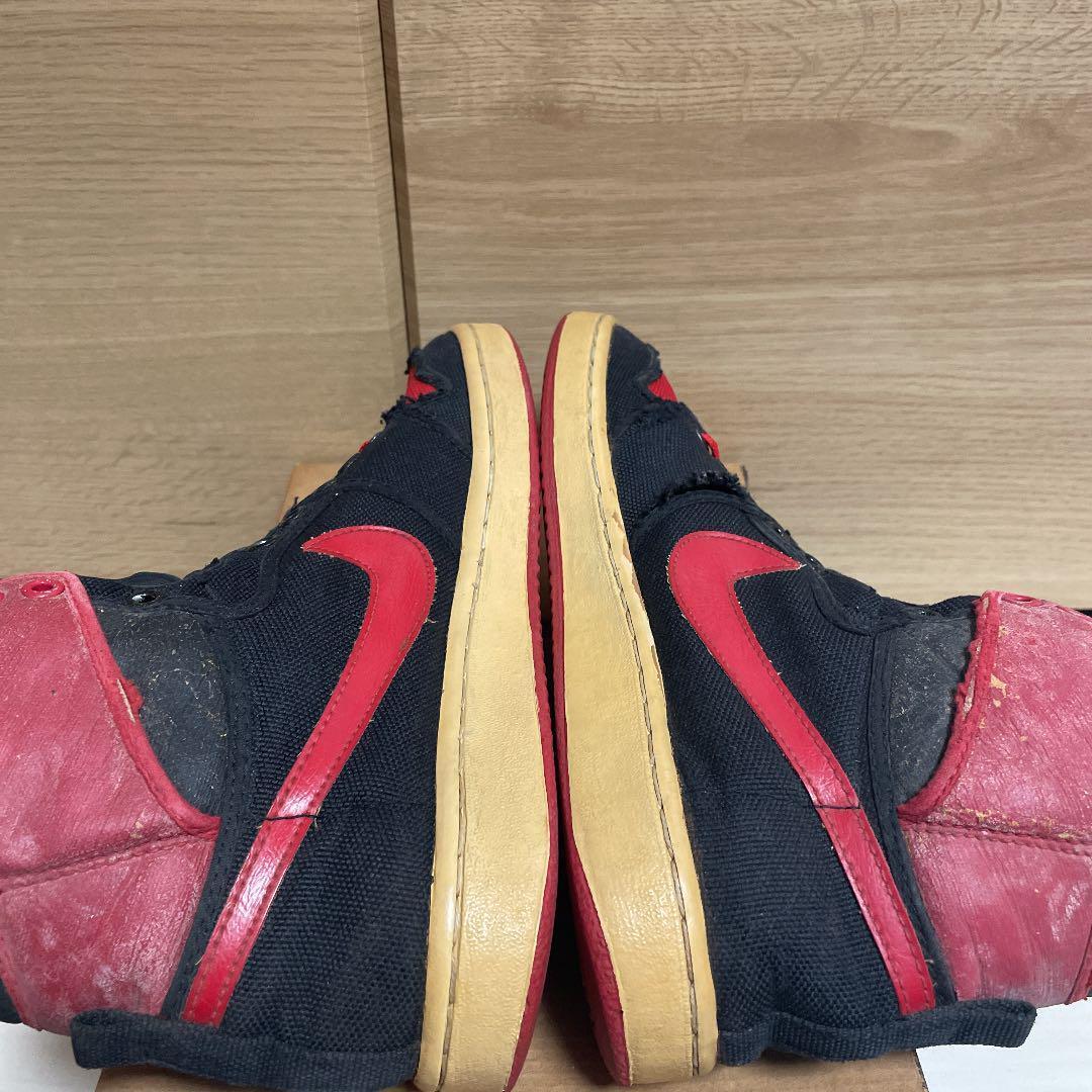 NIKE AIR JORDAN 1 KO BRED Original OG US8.5 Made in Korea NIKE AIR JORDAN 1 KO BRED Original OG US8.5 Made in Korea