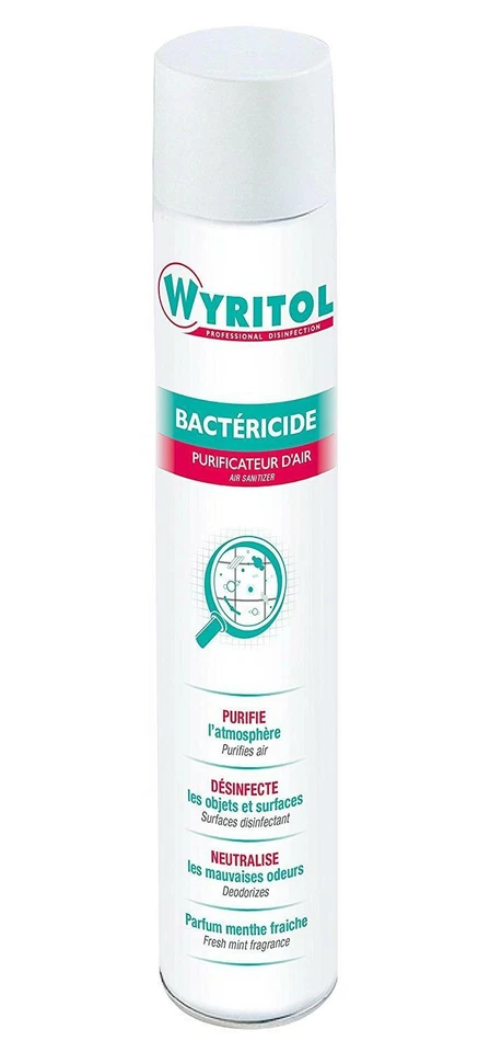 [21810701] WYRITOL Aerosol bactéricide parfum menthe 750ml