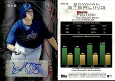 2014 Bowman Sterling Prospect Autographs #BSPABD Braxton Davidson Auto - NM-MT