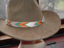 Southwest Woven Arrow Mens Stretch Hat Band