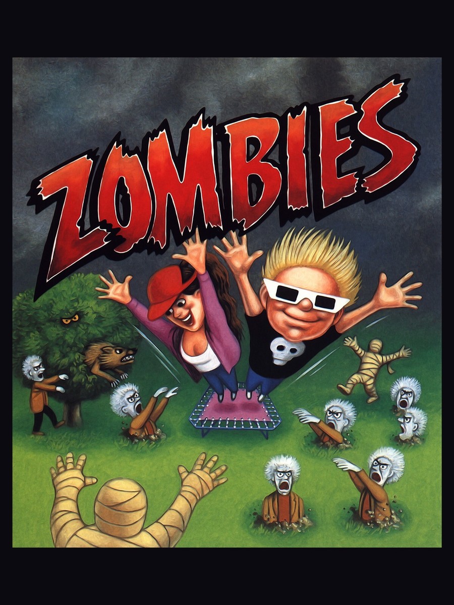 Zombies Ate My Neighbors Lucas Arts PC Classic Video Game Poster