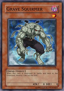 Grave Squirmer - DP07-EN008 - Super Rare - Unlimited Edition x3 - Lightly Played
