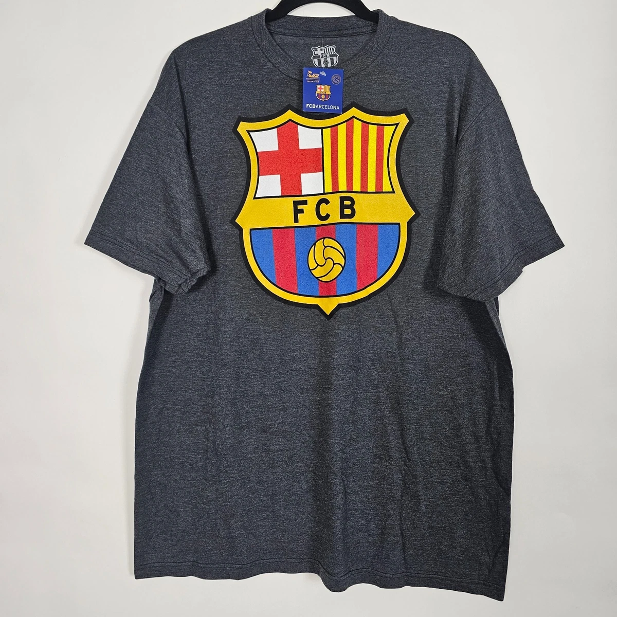 FCB Barcelona Official Merchandise Soccer Football Mens XL Short Sleeve T Shirt