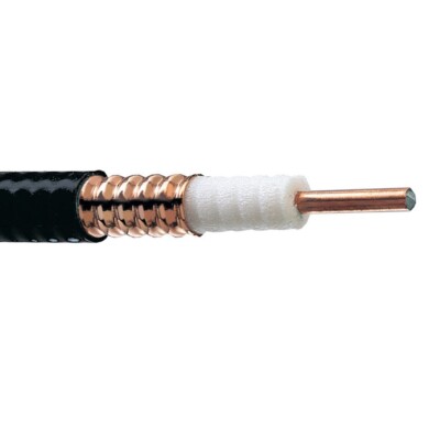 PER FOOT CommScope LDF1-50 1/4 inch Corrugated Copper Low Density Coaxial Cable
