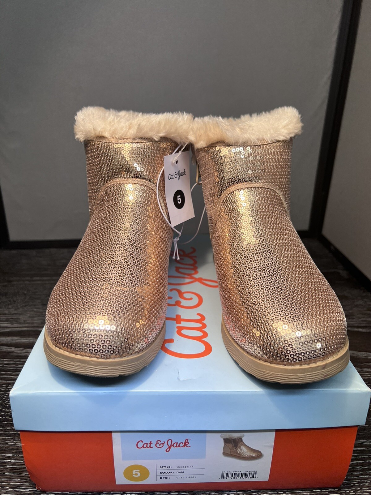 Cat And jack Winter Boots Girls Size 5 New eBay