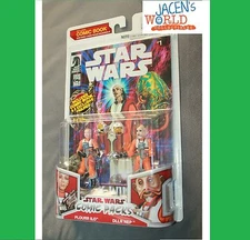 NEW  X-Wing Rogue Squadron DLLR NEP & PLOURR ILO #1 COMIC PACK STAR WARS FIGURE