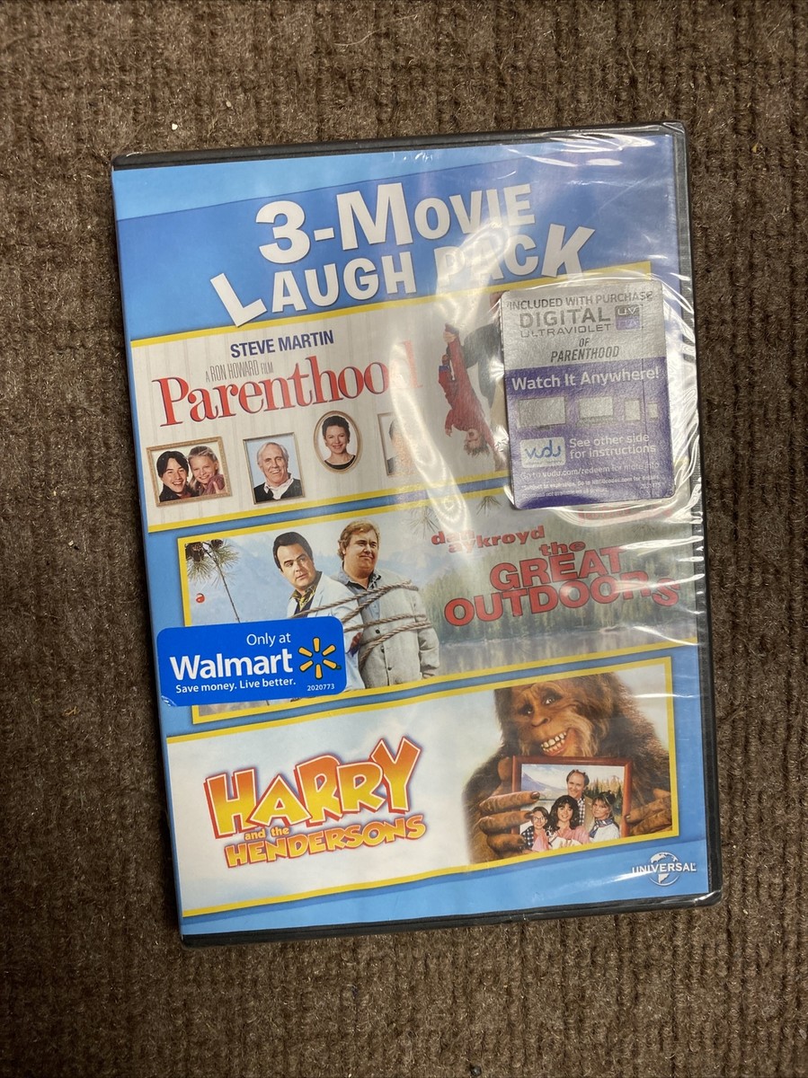 Movie Laugh Pack: Parenthood Great Outdoors Harry and the Hendersons RARE