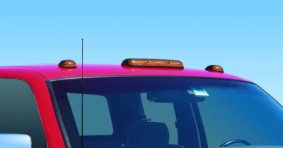 Pacer Performance 20-240 Hi-Five Amber Chevy Style Cab Roof Light Kit, (Pack of