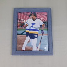 St. Louis Cardinals Carlos Martinez Wearing Blues Jersey Signed Photo #C519