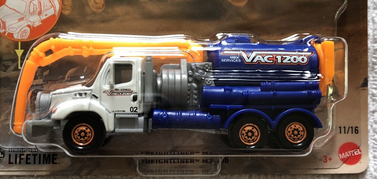 Matchbox Freightliner M2 106 Camión Satélite [amarillo] Equipos De - Foto 6