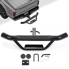 350LBS Tow Trailer Receiver Tow Hitch Step Bar Bumper Guard Receiver 37" X 4"