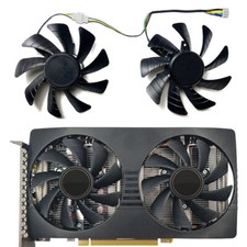 1 Pair 85mm Graphics Card Cooling Fan Replacement Fan for MANLI GTX1060 Gallardo