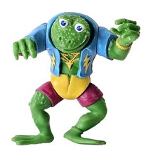 Playmates TMNT Teenage Mutant Ninja Turtles Genghis Frog Figure 1989 Vintage VGC