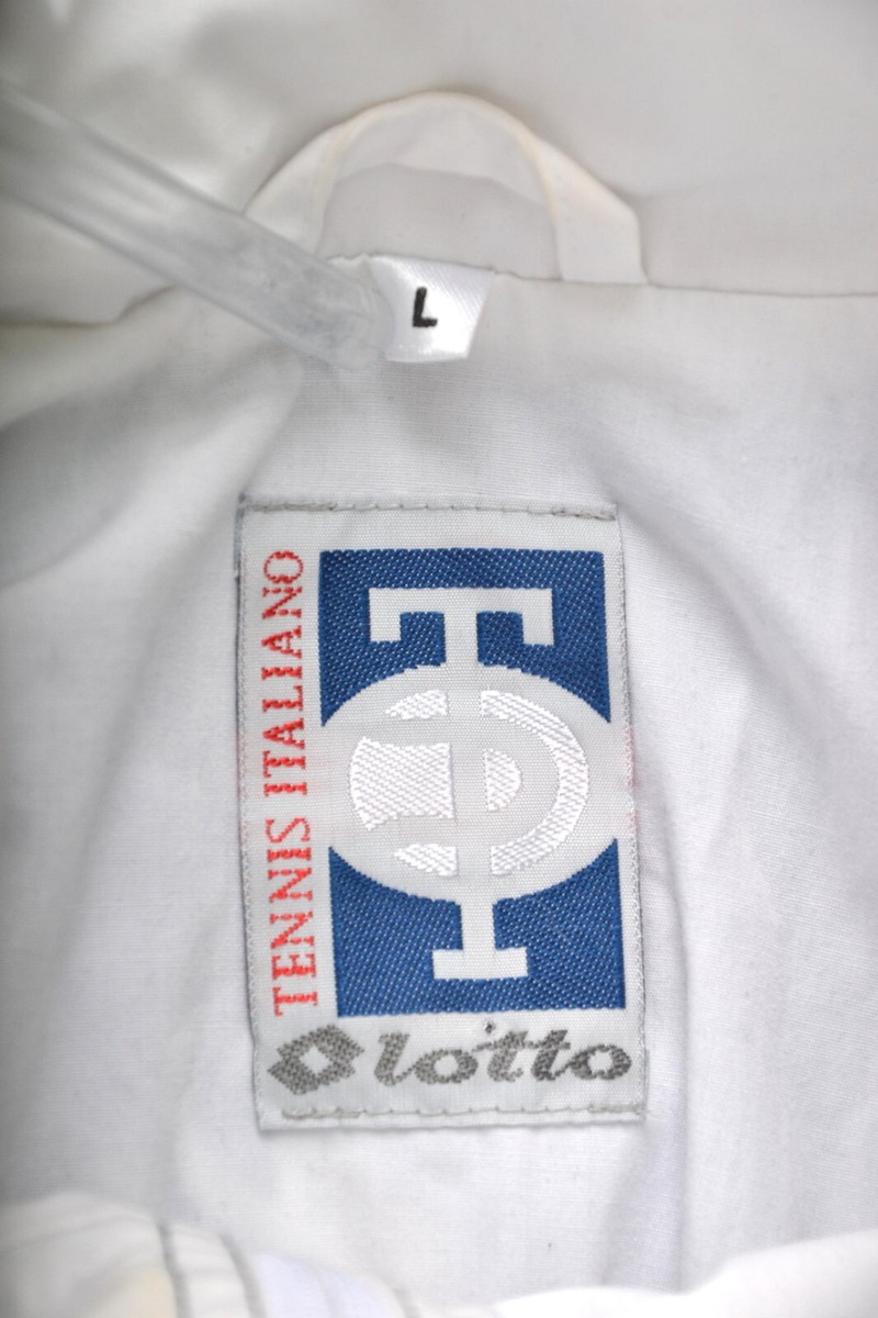 VINTAGE ITALIANO TENNIS JACKET 1990'S LOTTO SIZE L | eBay VINTAGE ITALIANO TENNIS JACKET 1990'S LOTTO SIZE L | eBay