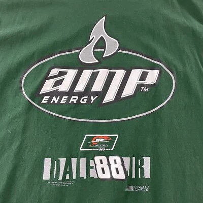 Chase Authentics Dale Earnhardt Jr. AMP Short Sleeve T Shirt Men's XLT Green - Image 1 of 4