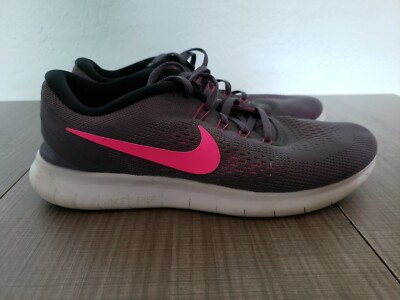 Nike Free Gray/Pink Running Shoes Women's Size