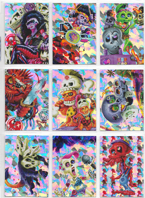 2024 - Craniacs Serie 1 - 20 Karten Clear Crystal Chrome Chase Set NM Joe Simko