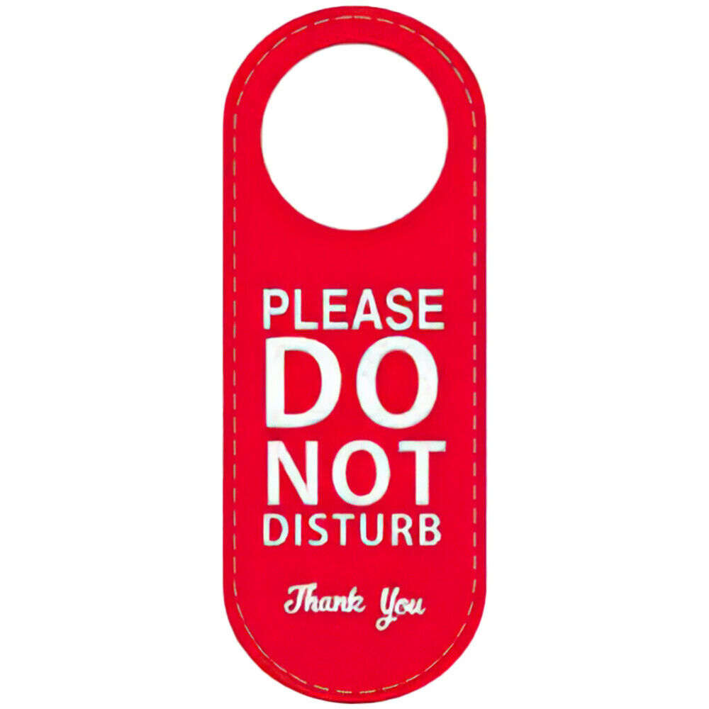 do not disturb door hanger sign please knock sign for door please