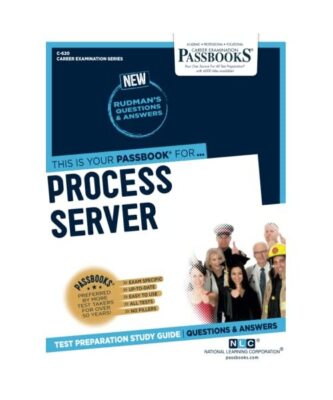 Process Server [C-620]: Passbooks Study Guide Volume 620, National Learning Corp