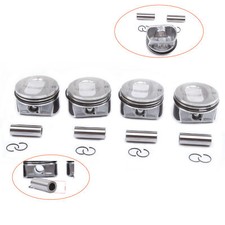 4X PISTON & RINGS FIT FOR Audi VW SEAT SKODA 1.4TFSI TSI A1 GOLF CC EOS JRTTA