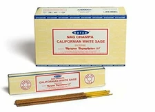 Satya Nag Champa Californian White Sage Incense Sticks Export Quality   180gm