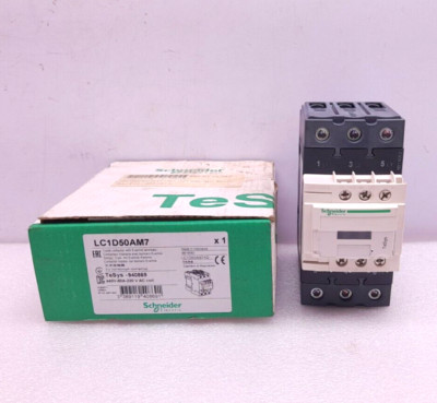 Schneider LC1D50AM7 3P Contactor With Everlink Terminals M7 Coil 220V 50/60Hz
