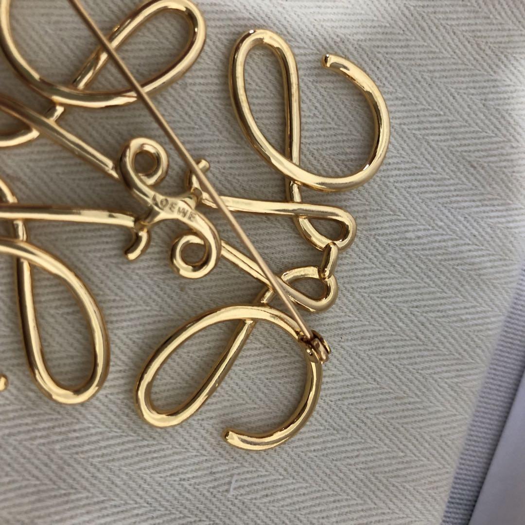 Loewe Anagram Brooch Gold | eBay Loewe Anagram Brooch Gold | eBay