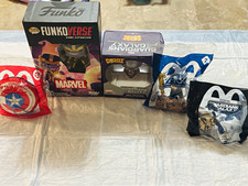 Funko Marvel Lot: Funkoverse Thanos, Dorbz Star-Lord, McDonald's Toys