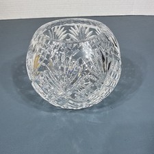 Leaded Cut Crystal Glass Bowl