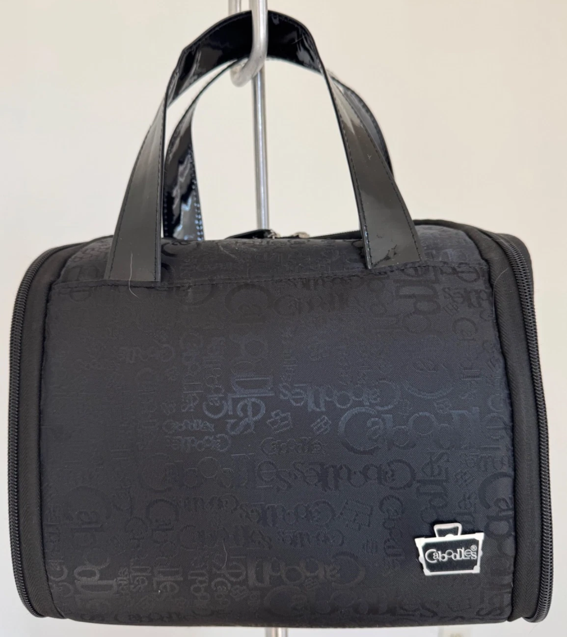 Caboodles Black Travel Make Up Cosmetic Case Toiletry Bag Hanging Organizer