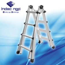 Marchetti BLACK 45 scala telescopica 9+9 in alluminio allungabile  fino a Mt.4,6