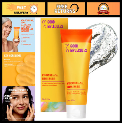 Hydrating Facial Cleansing Gel - Rosewater & Pineapple Extracts, Brightening Fac