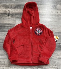 NEW Disney Junior Minnie Mouse Hooded Jacket Girls Kids Size 5 Rocket Red Macys