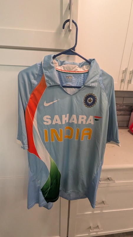 India Cricket Shirt 2007 NIKE ORIGINAL Jersey Vintage SPECIAL RARE  size XL