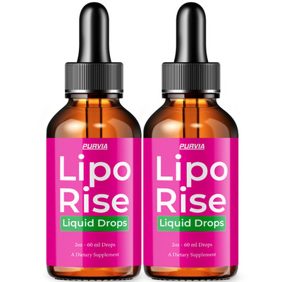 (2 Pack) Lipo Rise Drops for Weight Loss Liporise Digestion Sexy Slim Body (4oz)