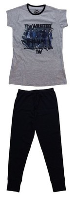 The Wanted Mädchen Kurzarm Oberteil Lange Hose Baumwolle Pyjama Set