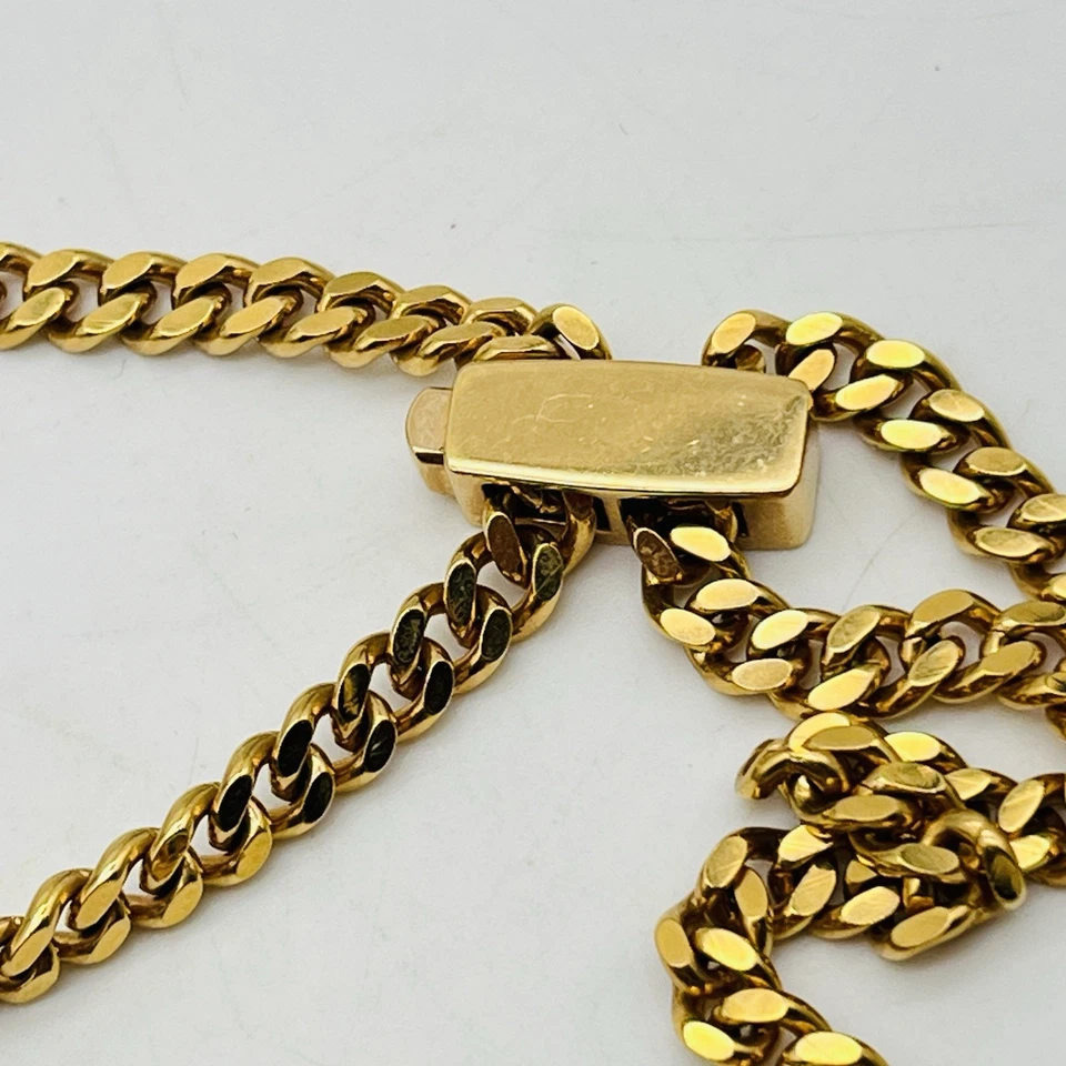 Collar Vita Fede Titan Lariat con Piedra Malaquita Verde Italia Foto 4 de 4