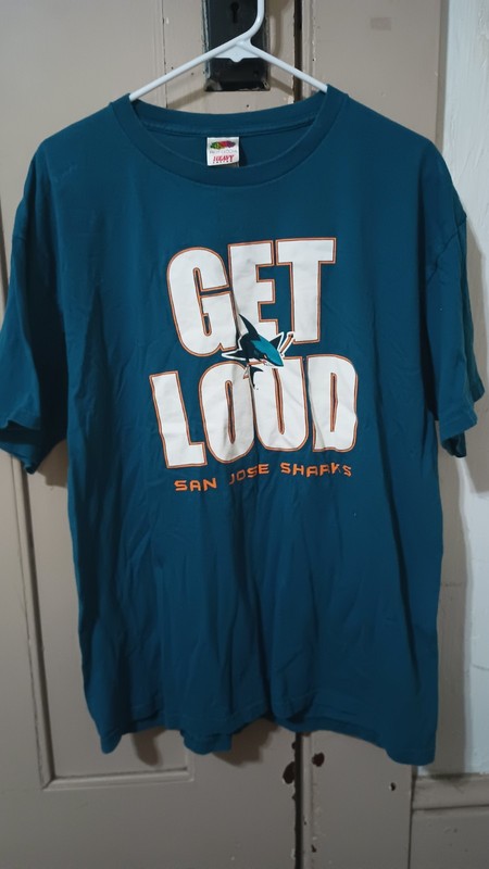 Get Loud San Jose Sharks Men's T-Shirt XL Excellent Condition!