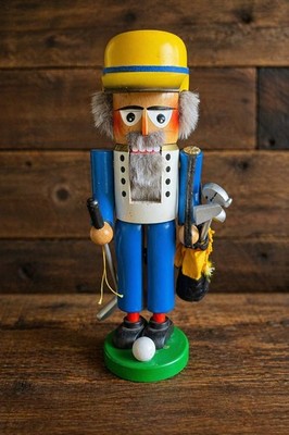 Vintage Golf Club Figure Steinbach Golfer Nutcracker German Wood Original  14 