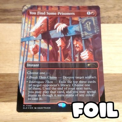 1x You Find Some Prisoners, Secret Lair D&D - 7100, Foil, Magic MTG NM