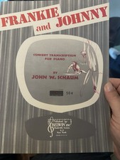 D 1957 Piano Novelty sheet music FRANKIE AND ...
