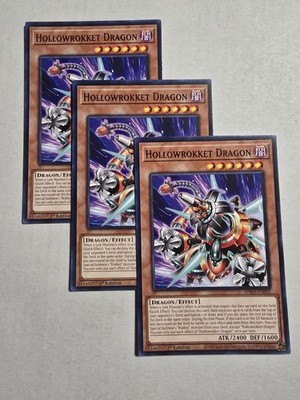 3x Hollowrokket Dragon 1st Edition Common BPRO-EN002 Yu-Gi-Oh!