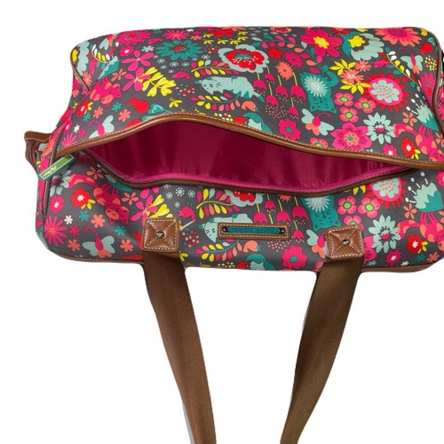 LILY BLOOM Wheeled Carry On Duffle Bag Style Luggage - Picture 7 of 12