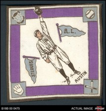 1914 B18 Blankets Jimmy Austin Purple Base Paths Browns VARIATION 4 - VG/EX