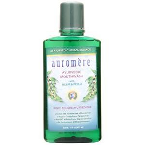 Auromere Ayurvedic Mouthwash with Neem - Peelu  16 fl.oz