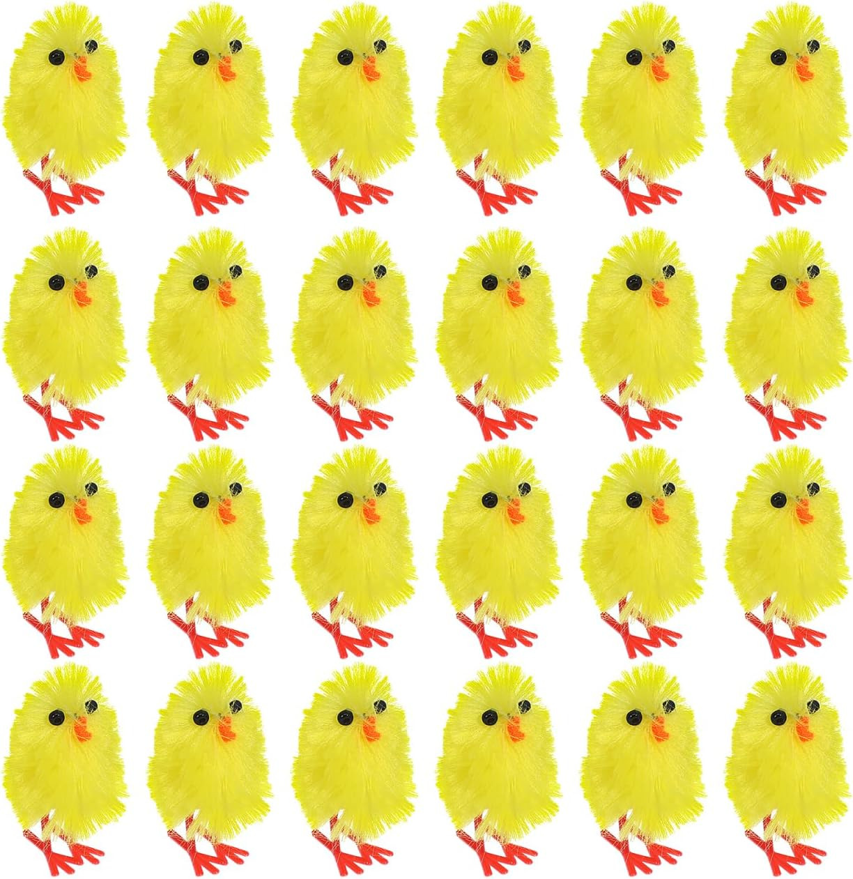 Easter Chicken Decoration 1.18 Inch Mini Cartoon Chick Ornament for Home Desktop